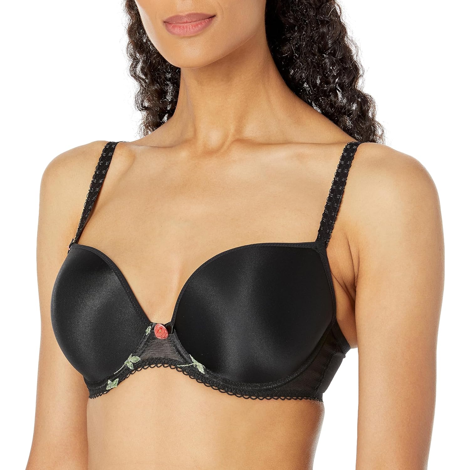 Freya Womens Rose Blossom Underwire Molded Plunge T-Shirt Bra