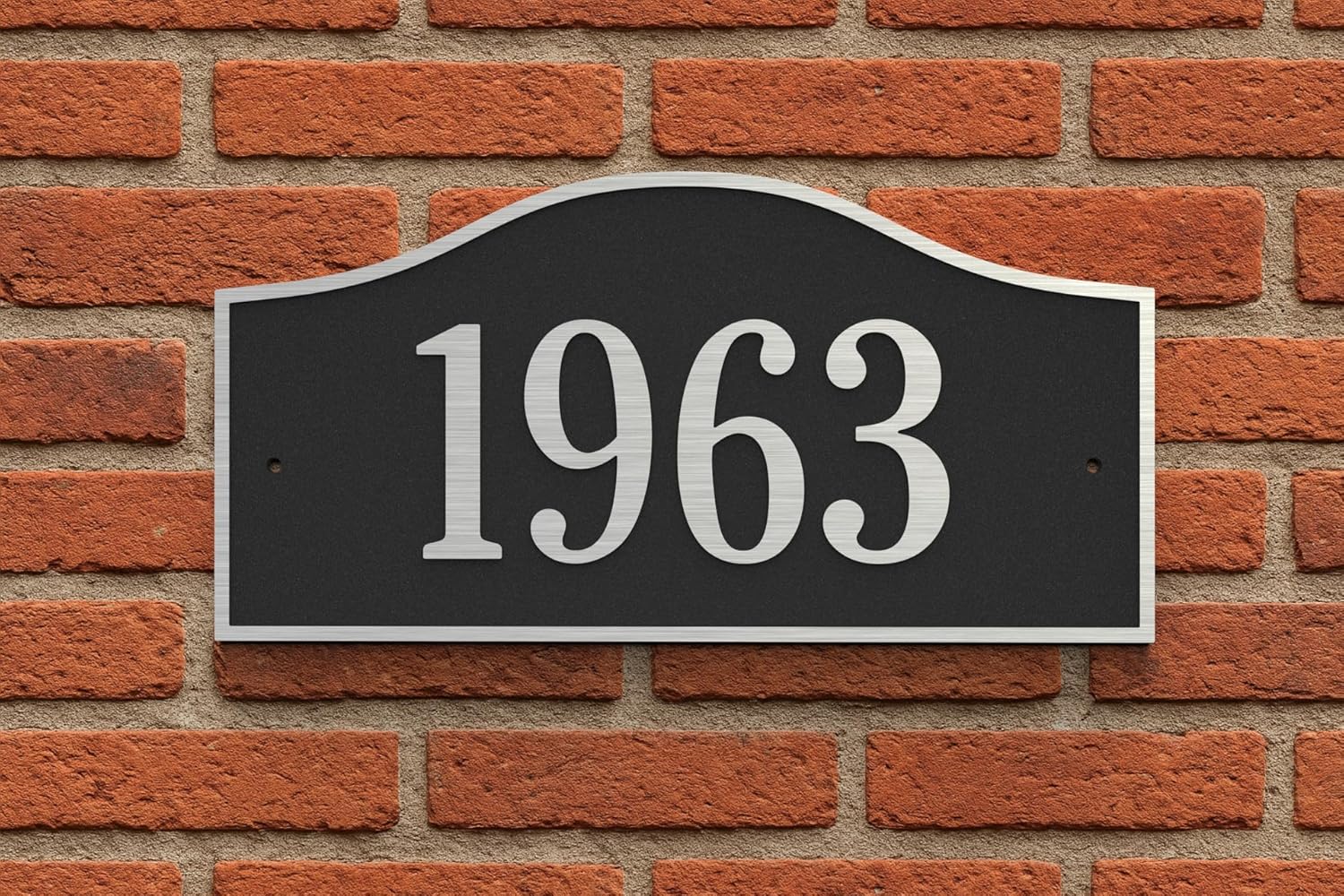 Metal House Numbers for Outside – Personalized Aluminum Numbers Only Address Sign, Weatherproof Outdoor Metal Plaque