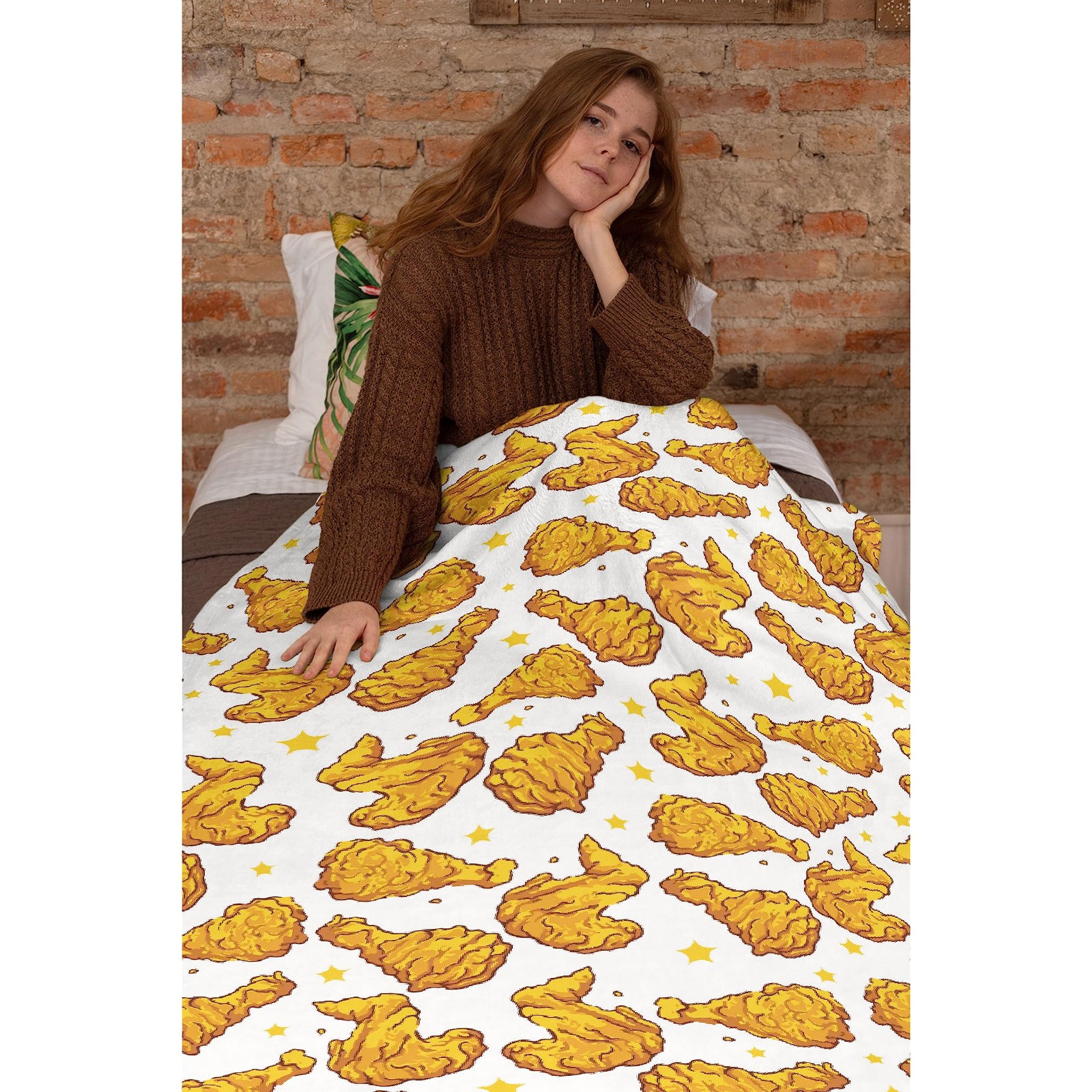 WOLTU Copriletto con Motivo a Waffle 240x260 cm. Coperta Morbida e Leggera per Letto