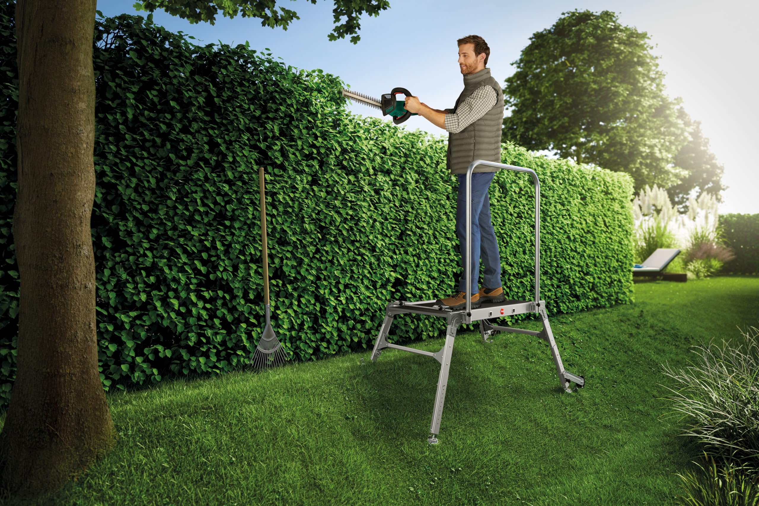Plateforme de Travail pour Jardin en Aluminium Hailo LP Outdoor