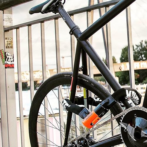 Miniatura 2 de Kryptonite Evolution 1090 Bike Chain Lock, 3 Feet Long 10mm Steel Chain Heavy Duty Anti-Theft Sold Secure Gold Bicycle Chain Lock with Keys for