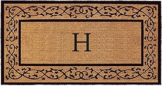 Calloway Mills AZ120073048H Augusta Monogram Doormat, 30