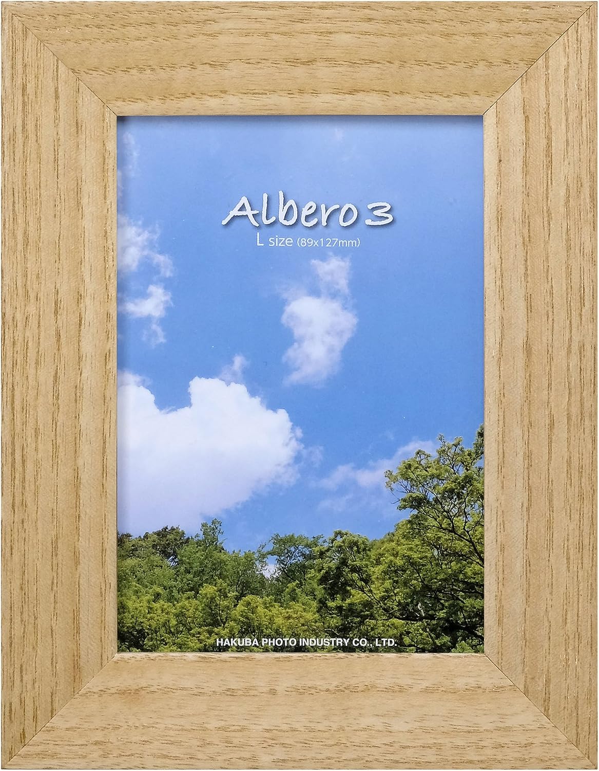Hakuba FWAL3-NTL Albero 3 Photo Frame, Large, Wood, Natural