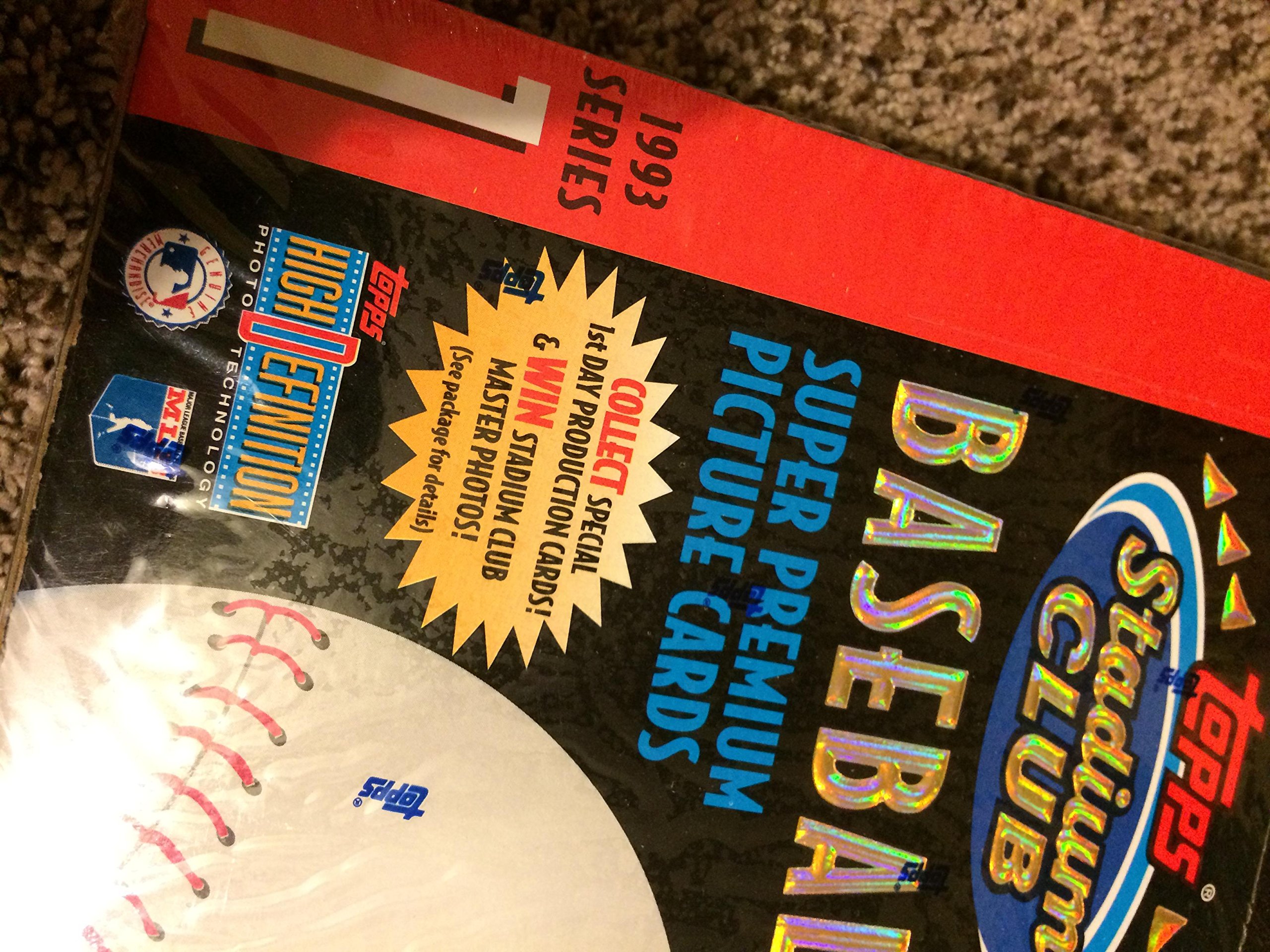 1993 Topps Stadium Club Series 1 Baseball HOBBY Box - 24P