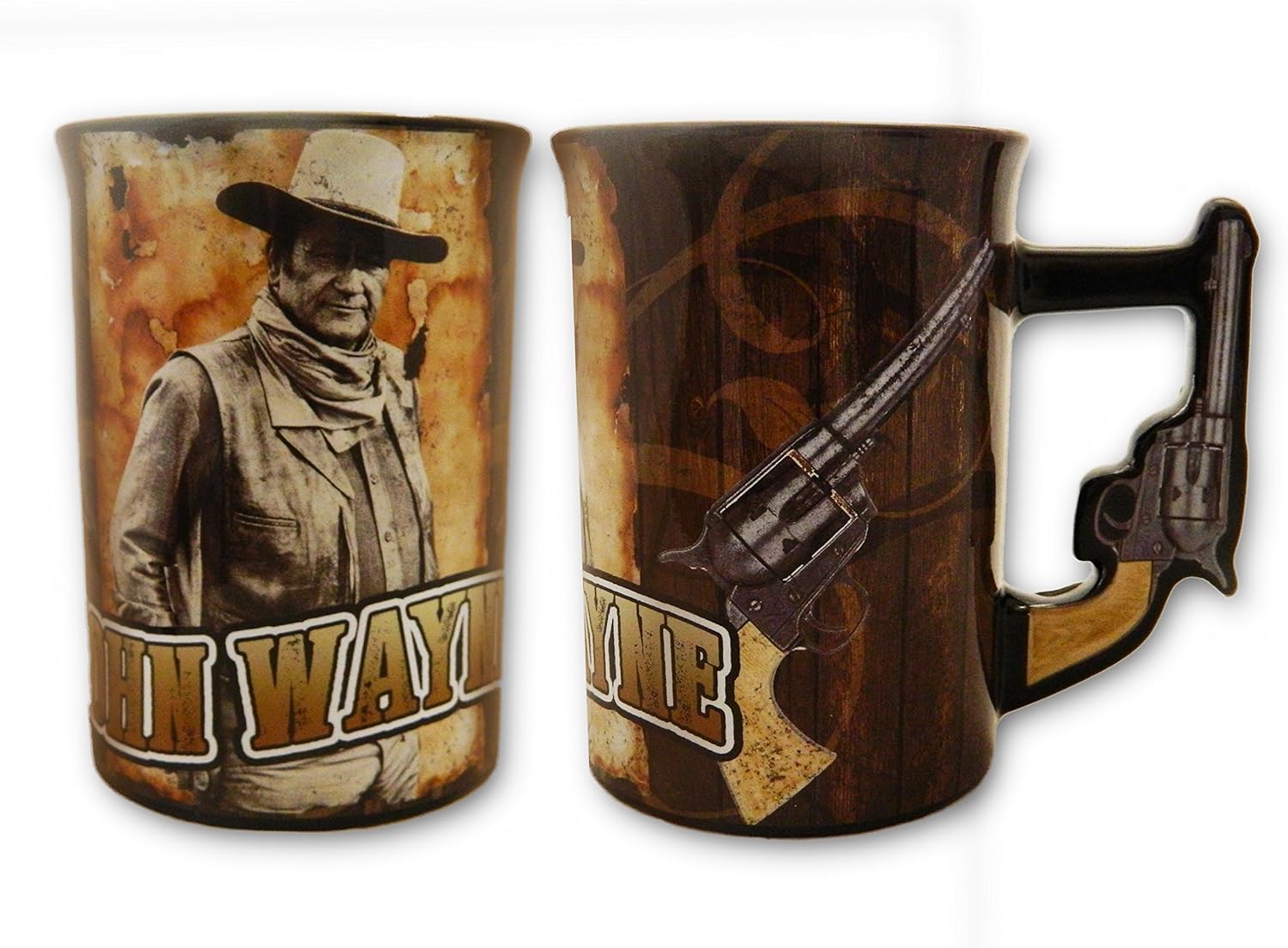Amazon.com | Midsouth Products John Wayne Mug With Pistol Handle ...