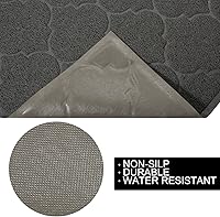 Vista 3 de Alfombrilla de arena para gatos, tamaño XL súper grande, libre de ftalatos, fácil de limpiar, duradera, suave en las patas, tamaño grande de 47" x