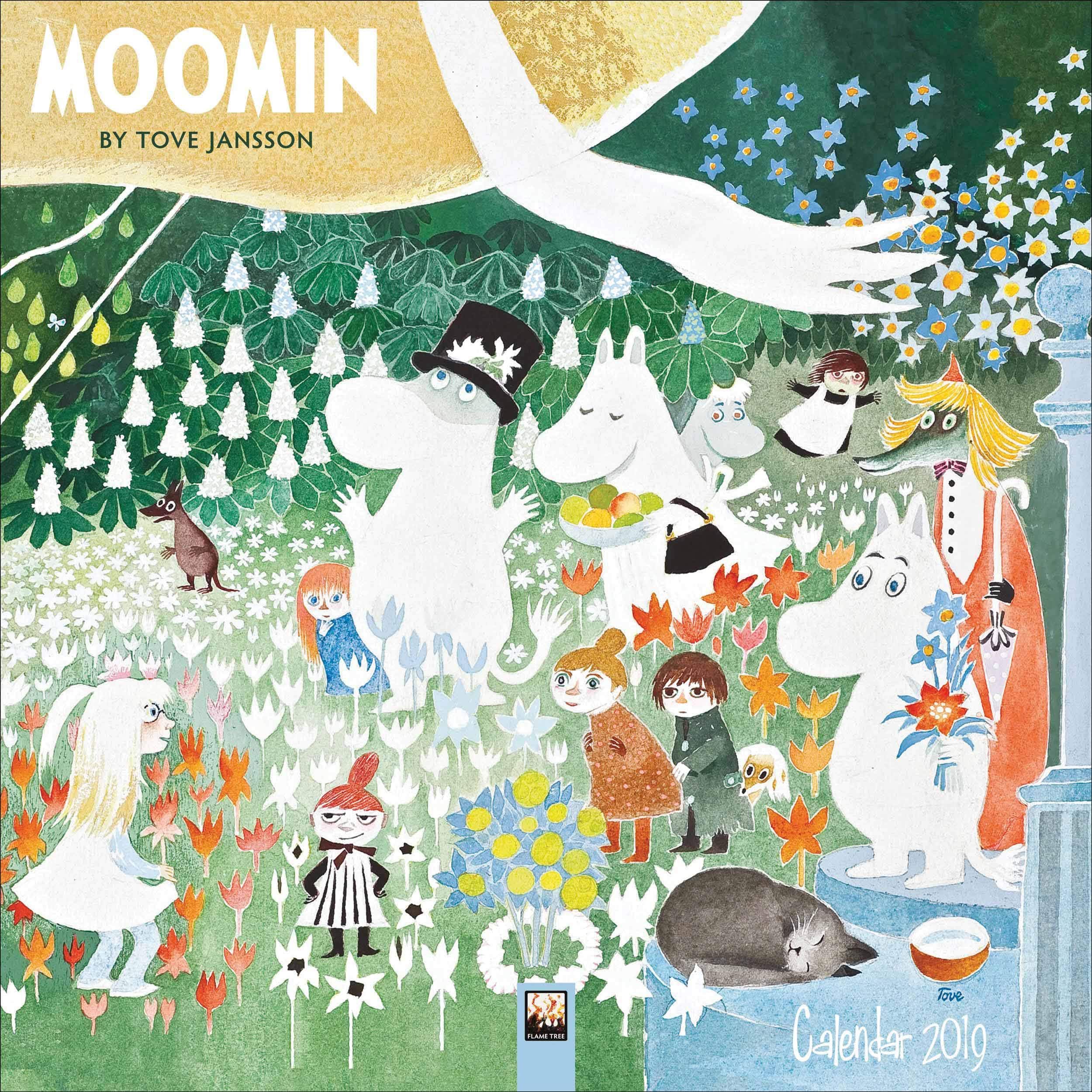Moomin by Tove Jansson Wall Calendar 2019 (Art Calendar)