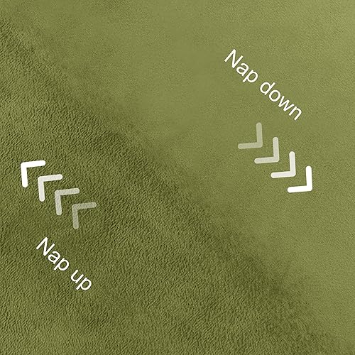 Miniatura 5 de DWCN Cortinas de terciopelo verde musgo de 96 pulgadas con alzapaños, elegantes cortinas de bloqueo de luz solar para sala de estar, aislamiento