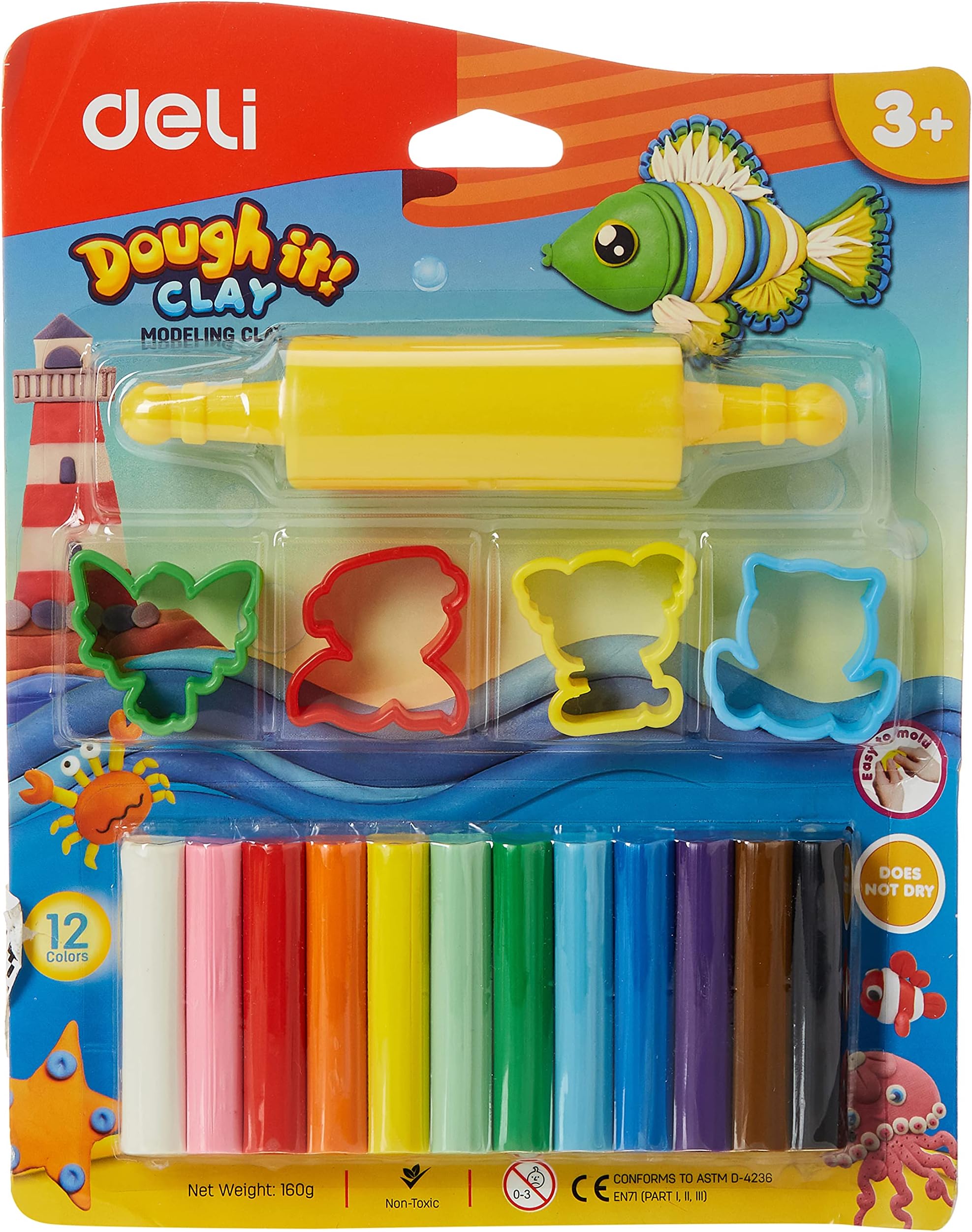 Deli Plasticine Easy to mold