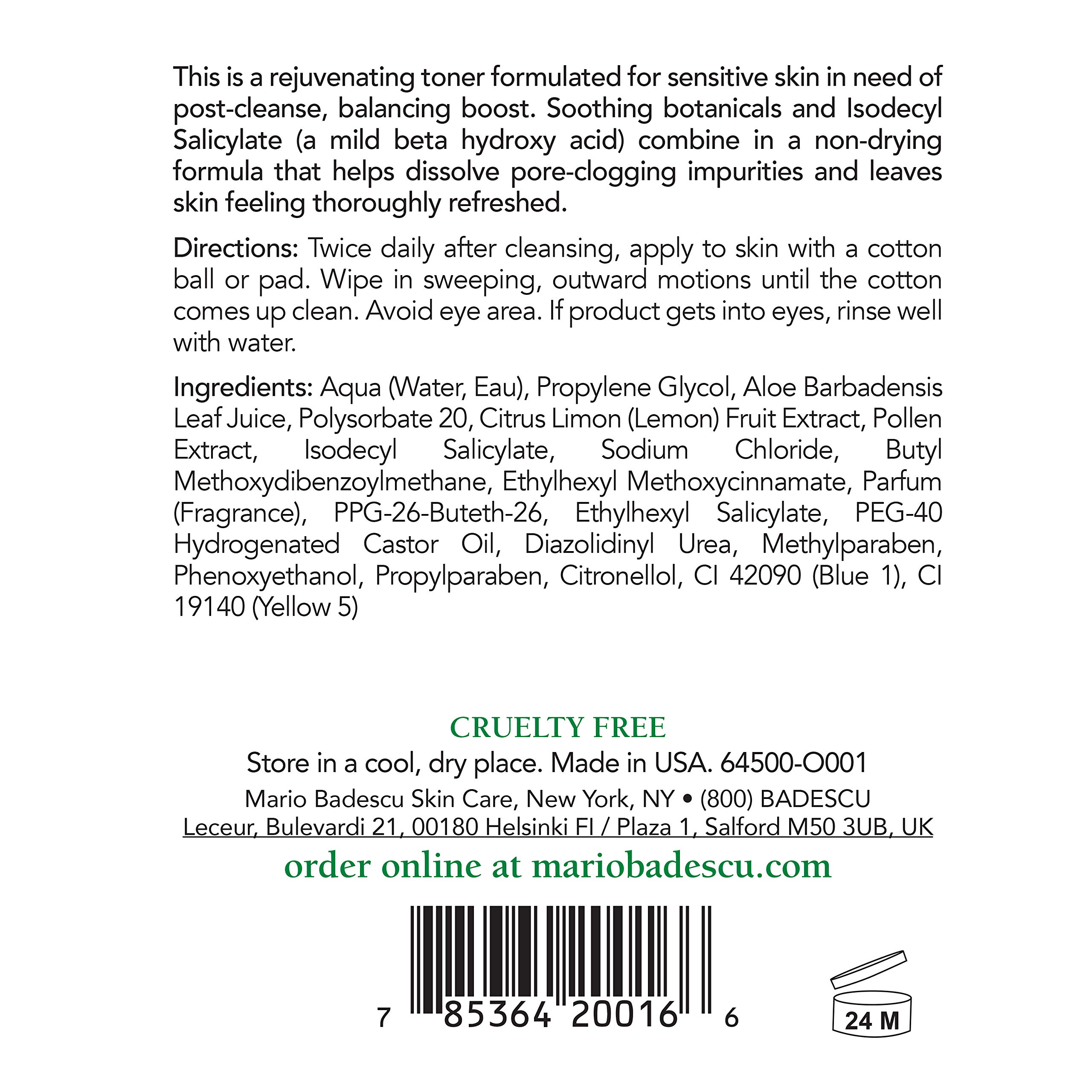 Mario Badescu Keratoplast Cleansing Lotion Toner - Soothing & Rejuvenating Skin Care Face Toner with Aloe Vera