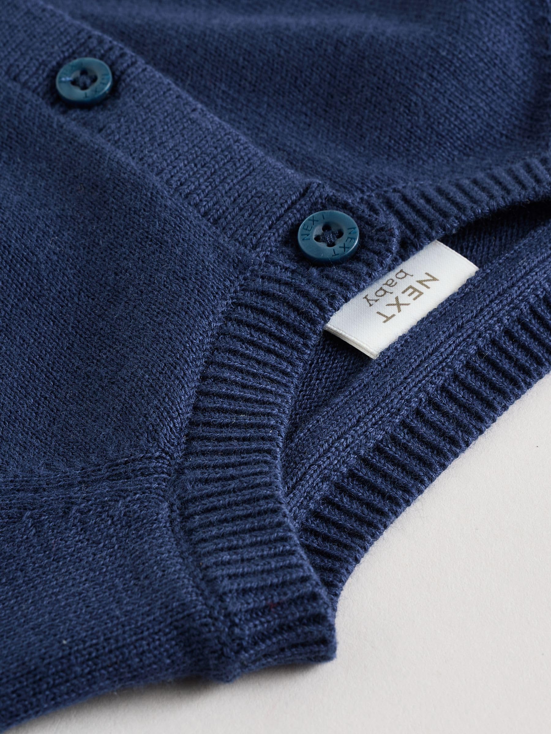 NEXT Bambini Confezione da 2 cardigan in maglia per neonati in 100% cotone