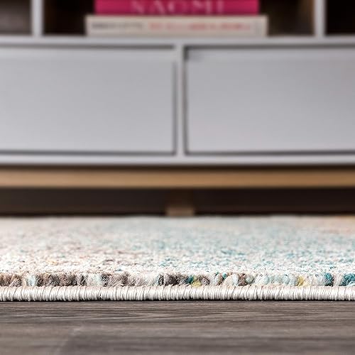 Miniatura 5 de JONATHAN Y Alfombra abstracta moderna para interiores, color cremaamarillo, 3 x 5, contemporánea POP, transicional, fácil limpieza para sala de