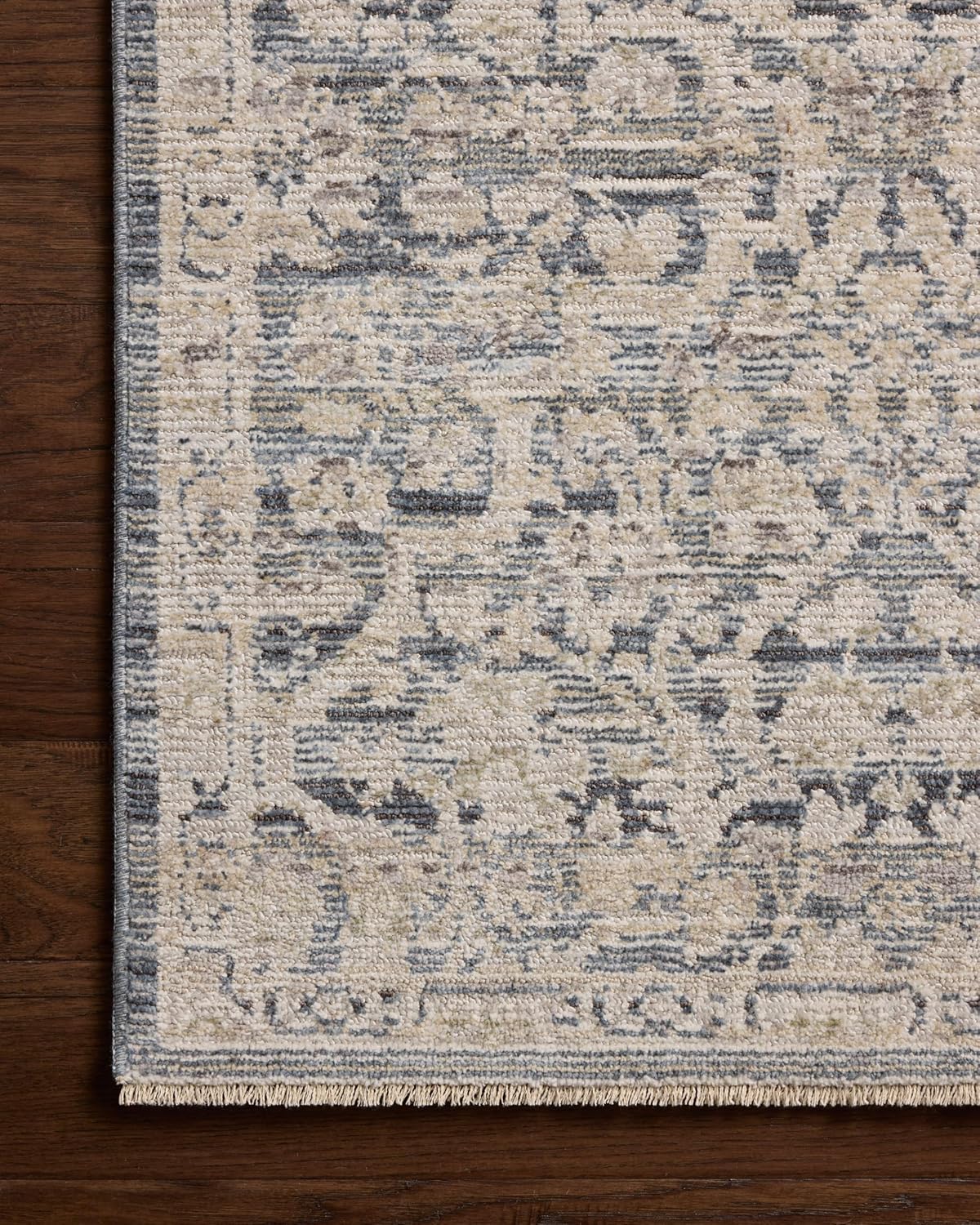 Loloi Milena Collection MLE-02 Denim/Natural 7'-10" x 10' Area Rug