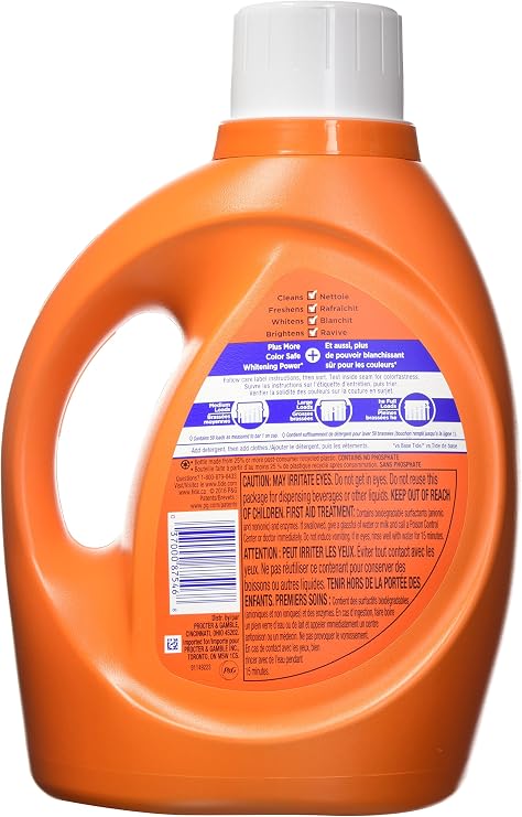 Tide Plus Bleach Alternative Safe على منظف الغسيل السائل بالألوان ، الرائحة الأصلية ، 2.72 لتر (59 حمولة)