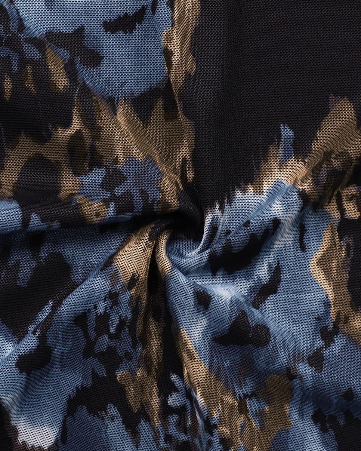 Timeson Women's Short Sleeve V Neck Blouses Shirts Floral Double Layers Mesh Tunics Tops - Image 4