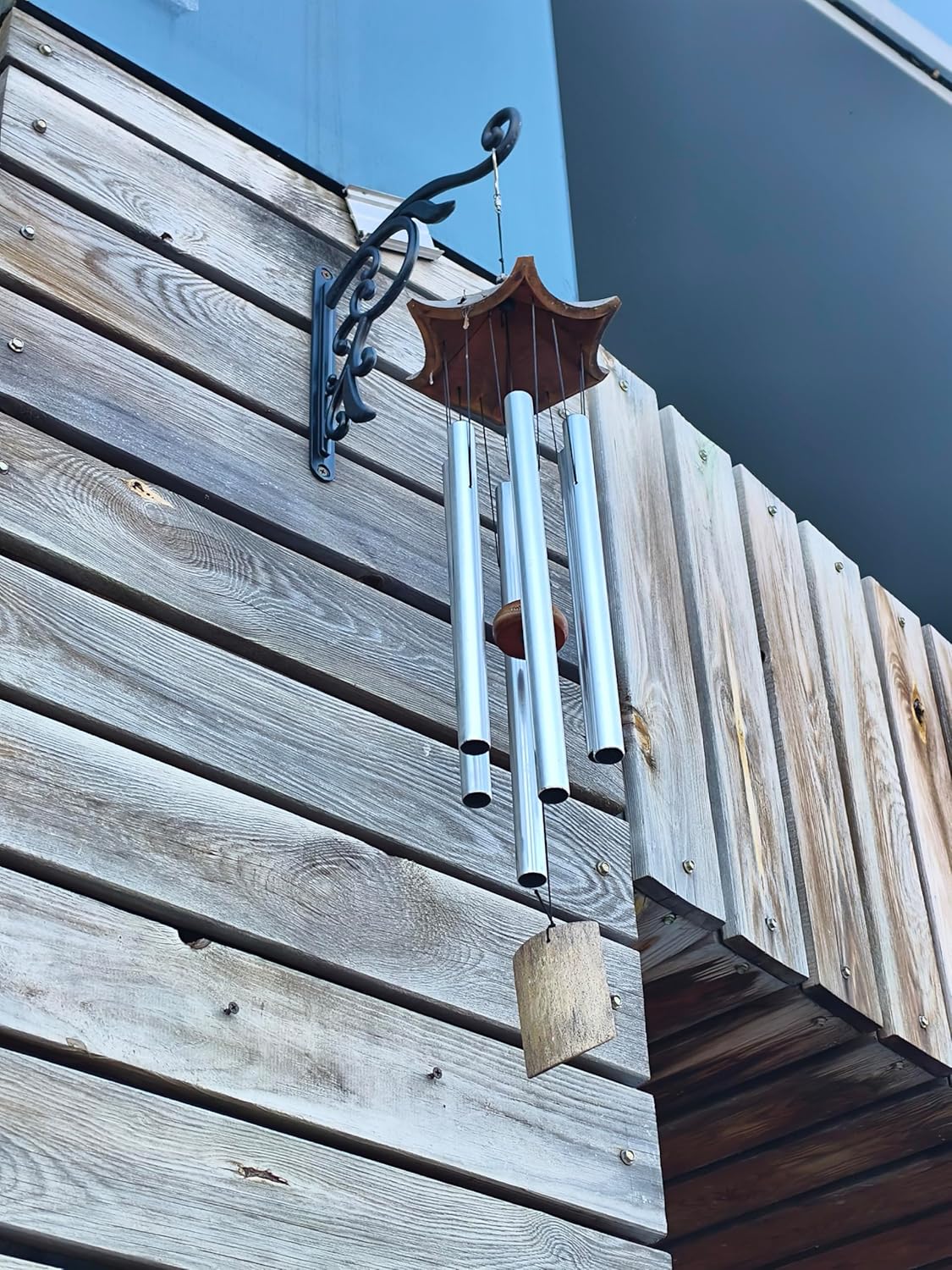 Hanging Planter Brackets Farmhouse-Inspired Fancy Metal Outdoor Brackets,Outdoor Hanging Brackets Wall Hook Heavy Duty Planter Brackets,Black Iron Indoor/Outdoor Planter Hanger Hook (10 Inch)
