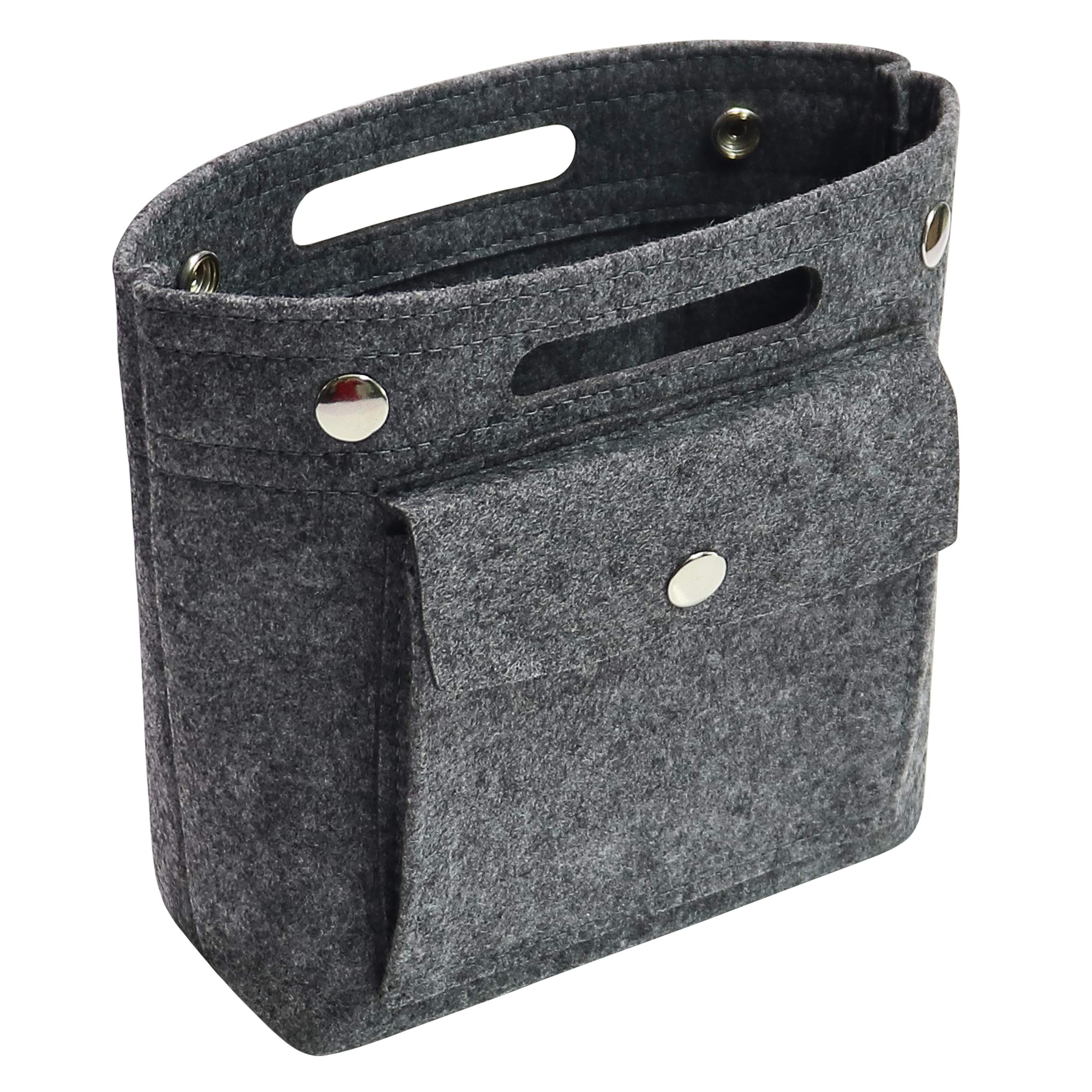 Soyizom Dark Gray Felt Handbag Purse Organiser Liner Shaper Insert Bag In Bag For Speedy Neverfull Neonoe Noe Bb,
