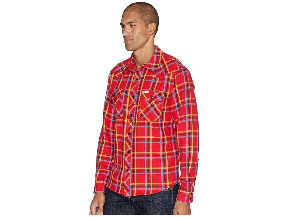 

Topo Designs Mountain Shirt - Plaid (Red) Men's Clothing