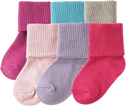 Miniatura 4 de Luvable Friends Unisex Baby Newborn and Baby Socks Set