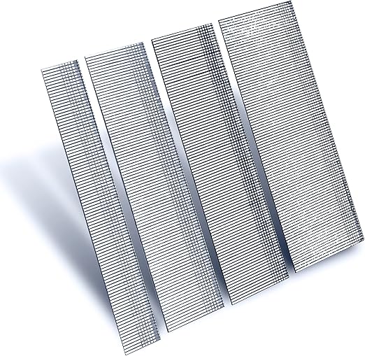 18 Gauge Brad Nails 4 Sizes (2",1-1/2",1-1/4",3/4") Galvanized 18 GA Nail Gun Nails Assorted and Small Finishing Nails for Pneumatic, Electric Brad Nailer (Assembly 1000)