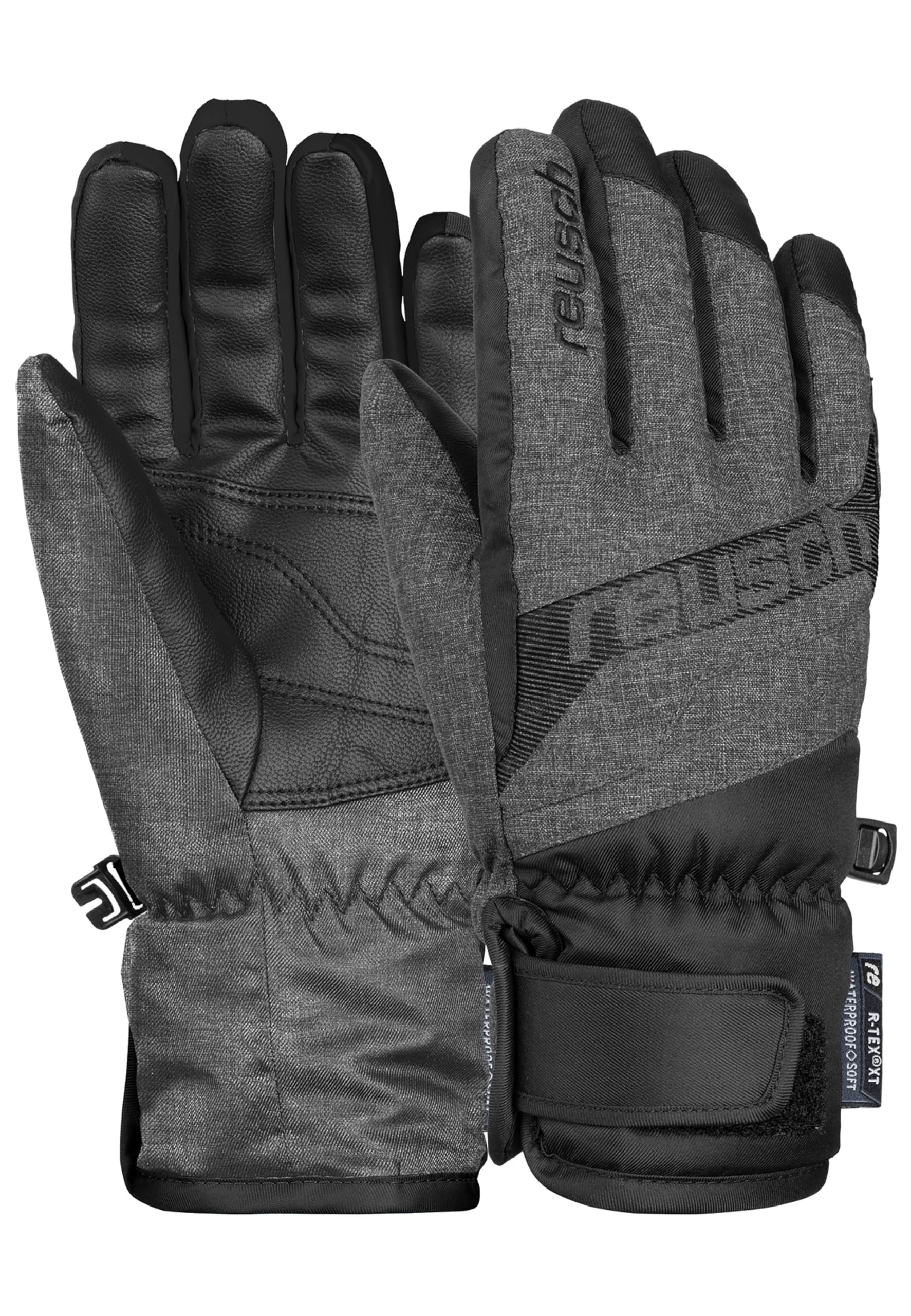 Reusch Dario R-TEX XT Junior warme, wasserdichte, Winddichte und atmungsaktive Skihandschuhe Winterhandschuhe Kinder Kids Jugendliche Mädchen Jungen mit Klettverschluss