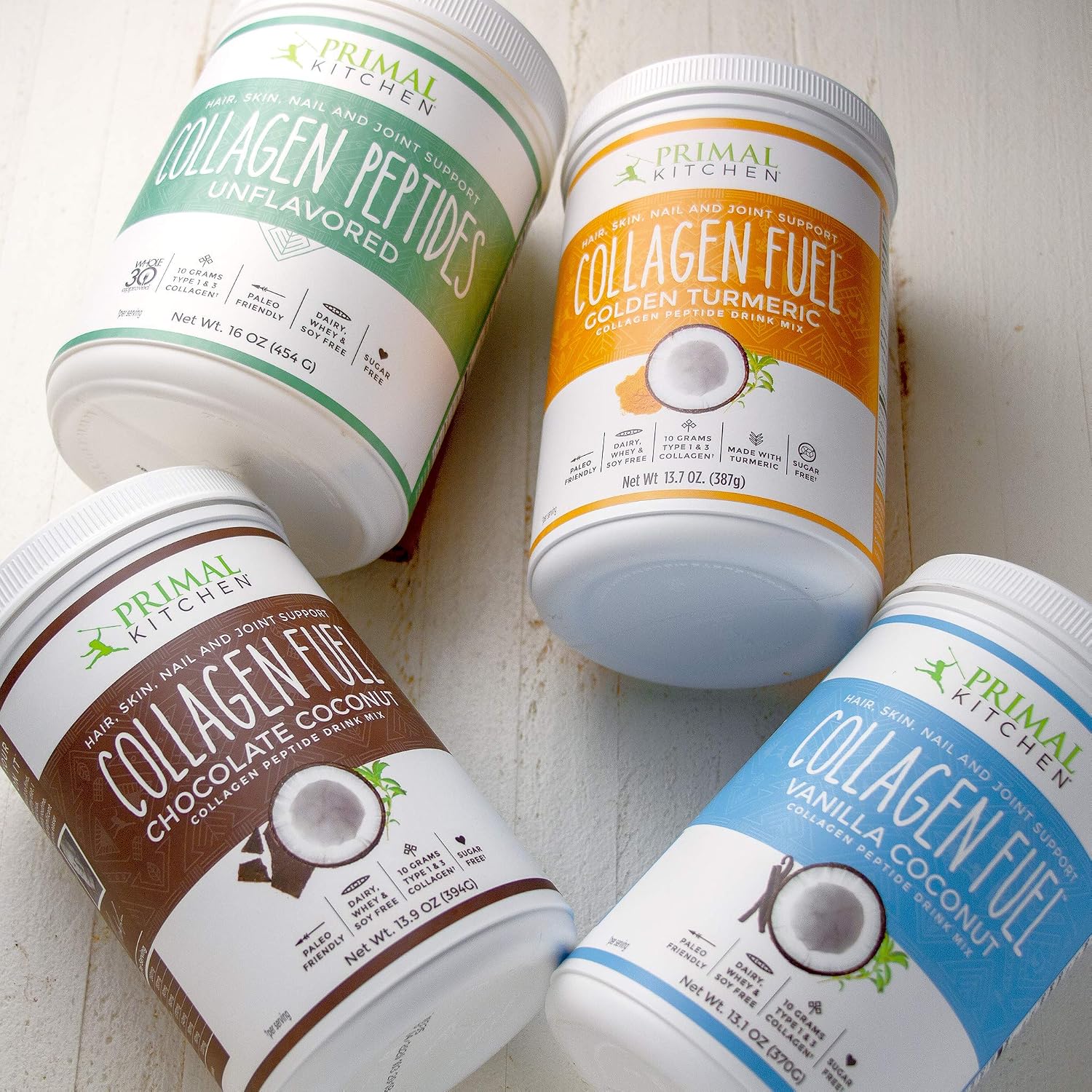 Primal Kitchen Collagen Fuel Collagen Peptide Drink Mix, Chocolate Coconut, No Dairy Coffee Creamer and Smoothie Booster