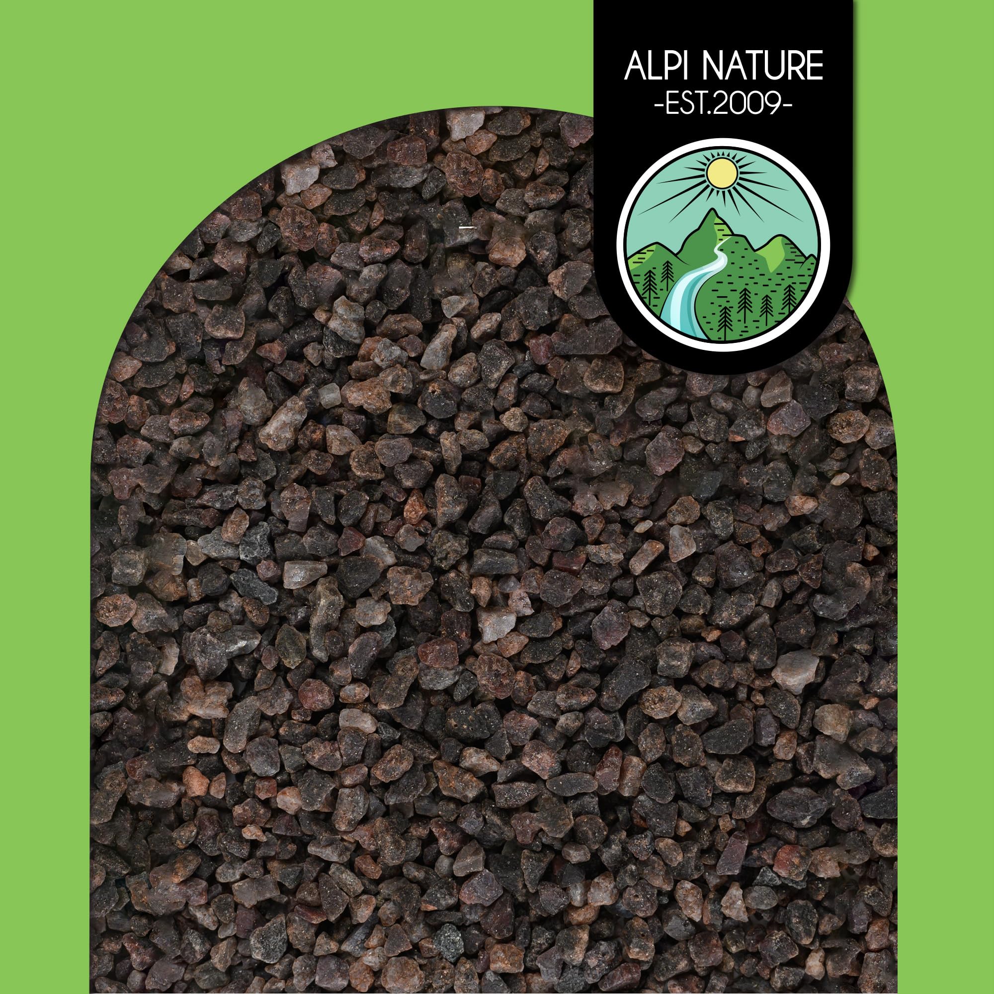 Alpi Nature Gruba Sól Kala Namak 1kg, Naturalna Czarna Sól Kamienna Kala Namak Gruba