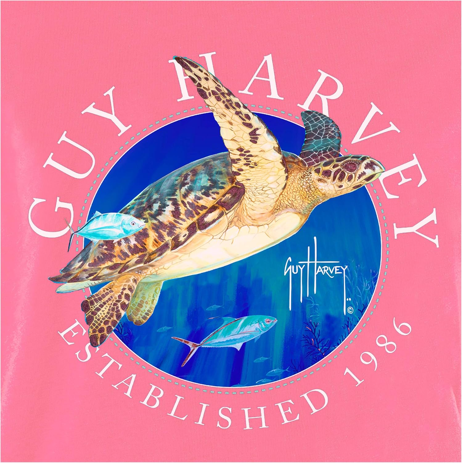 Guy Harvey Women's Graphic Short Sleeve T-Shirt - Image 3