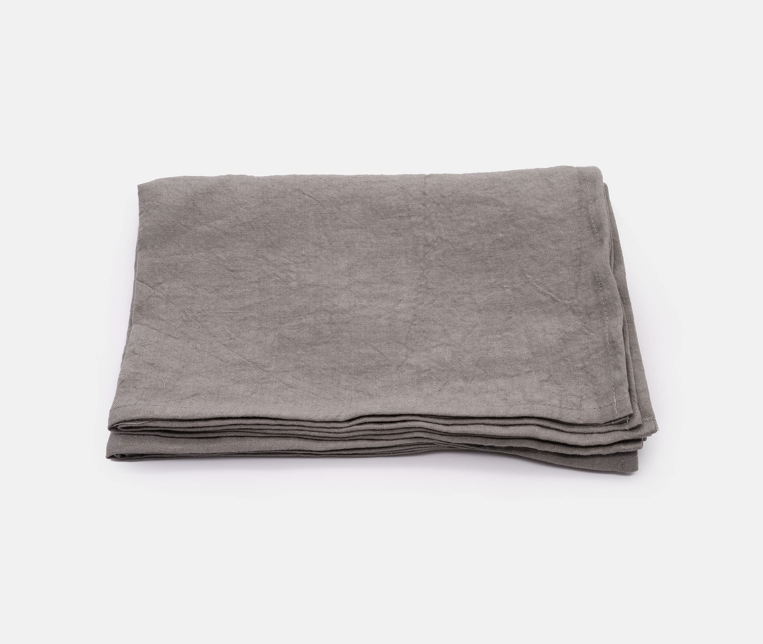 SyuRo - Strofinaccio in lino intrecciato a mano, colore: grigio