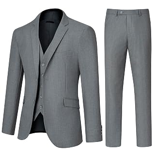 Terno masculino slim fit 3 peças com colete e calça