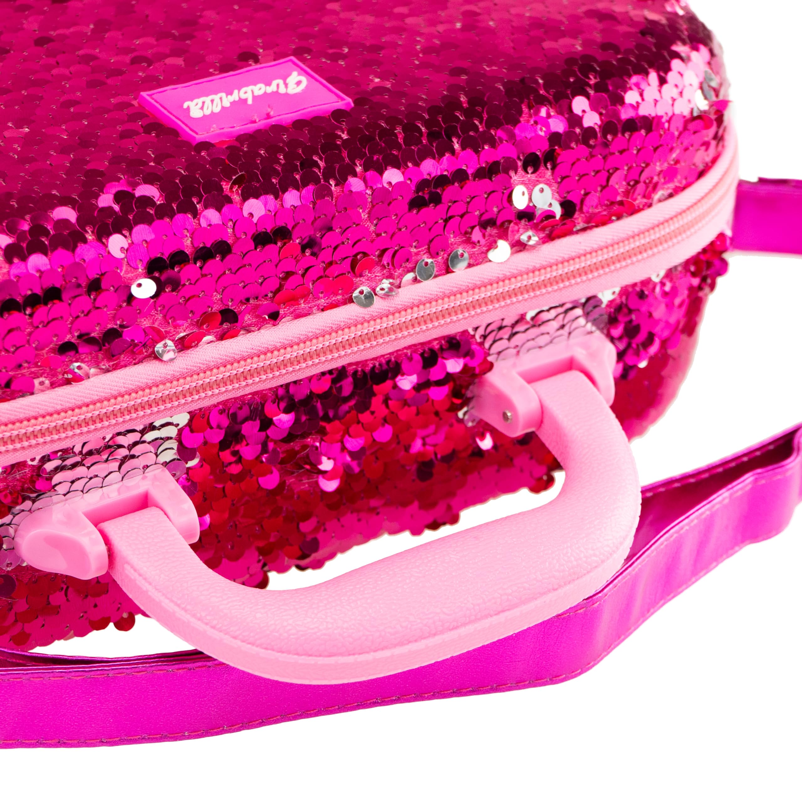Girabrilla 02550D, Nice Group Make Up Case - Valigetta trucchi Girabrilla - MAGENTA/SILVER