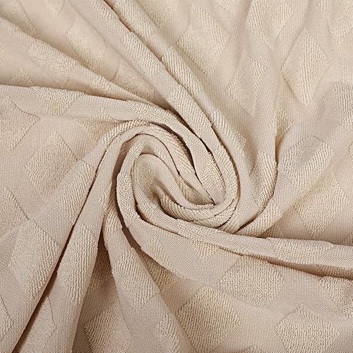 Miniatura 8 de SearchI Fundas elásticas para banco de comedor, lavables, antipolvo, duraderas, fundas de cojín de banco de jacquard, fundas de banco de comedor