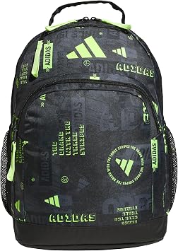adidas Adaptive School Backpack 32L | Padded Laptop Sleeve, Durable Build, GAMUT Certified, Easy-Grip Zippers, Wheelchair Attach Points, School Gym & Travel Ready