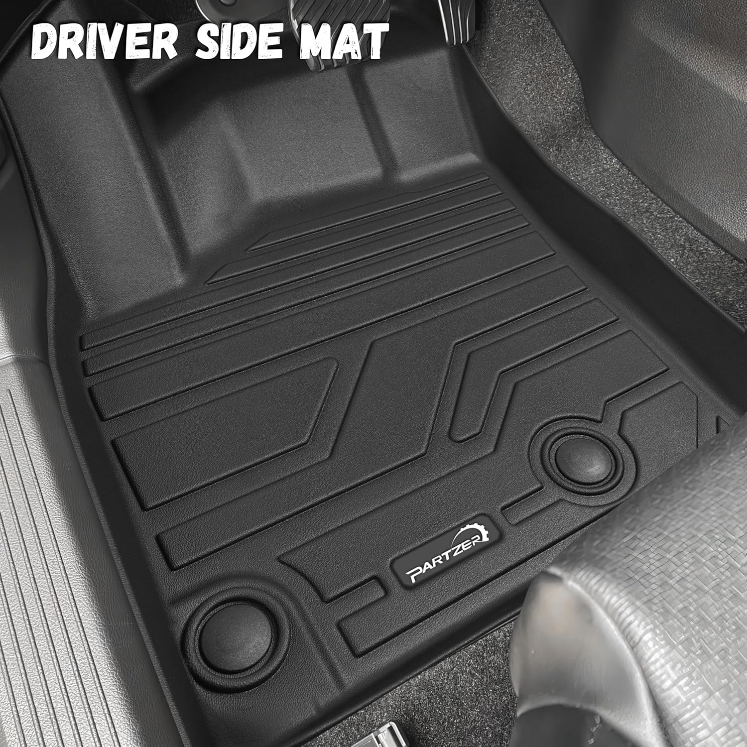 Floor Mats for 2021-2025 2026 Nissan Rogue S/SV/SL/Platinum/Rock Creek (Not for Sport), TPE Rubber All Weather Protection Floor Liners Cargo Mats Full Set Rogue Accessories Car Mats