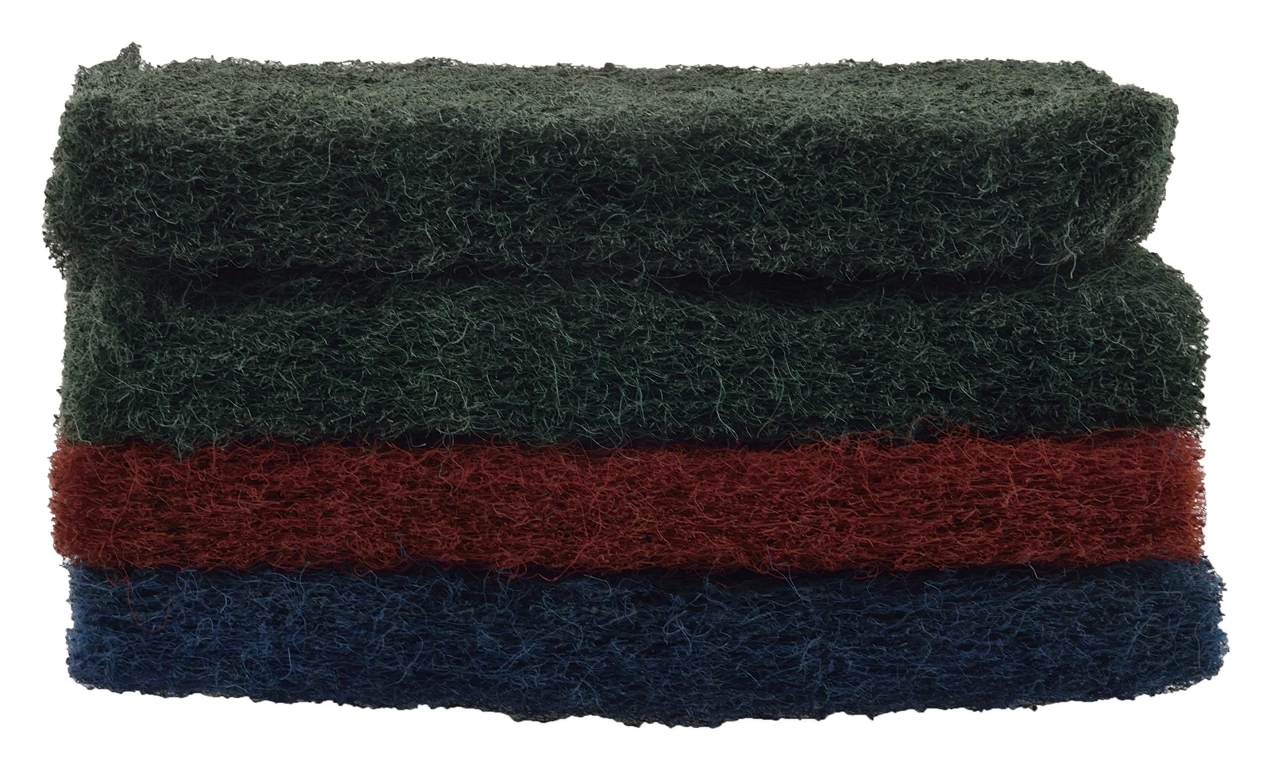 Brite Guard Polyester Multipurpose Scrub Pad 6x4 Inches (Multi-Color, 4-Piece)