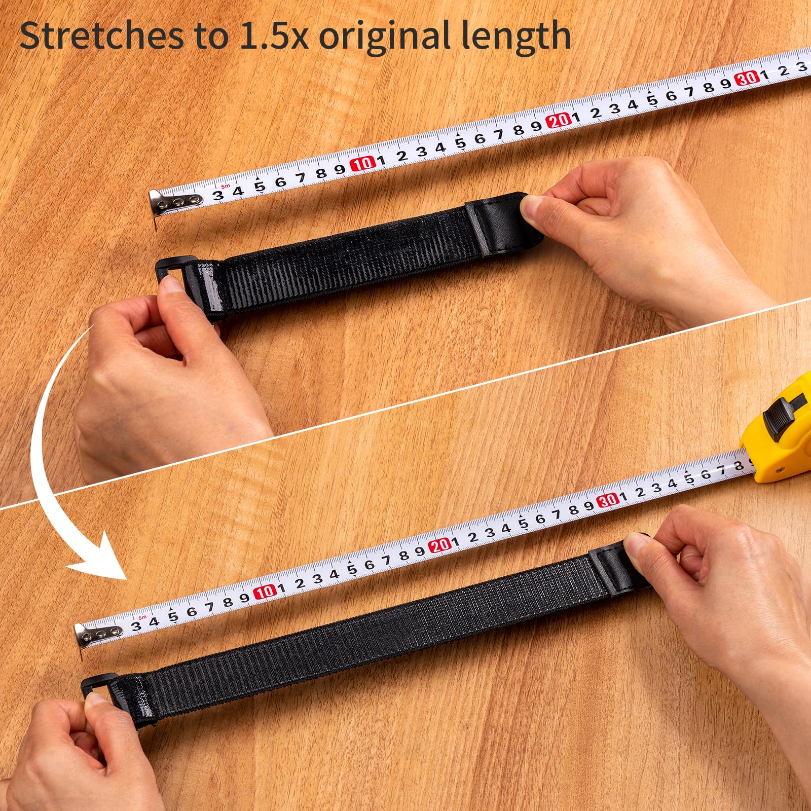 Trilancer Elastic Cinch Straps with Anti-Slip Strips - Image 4