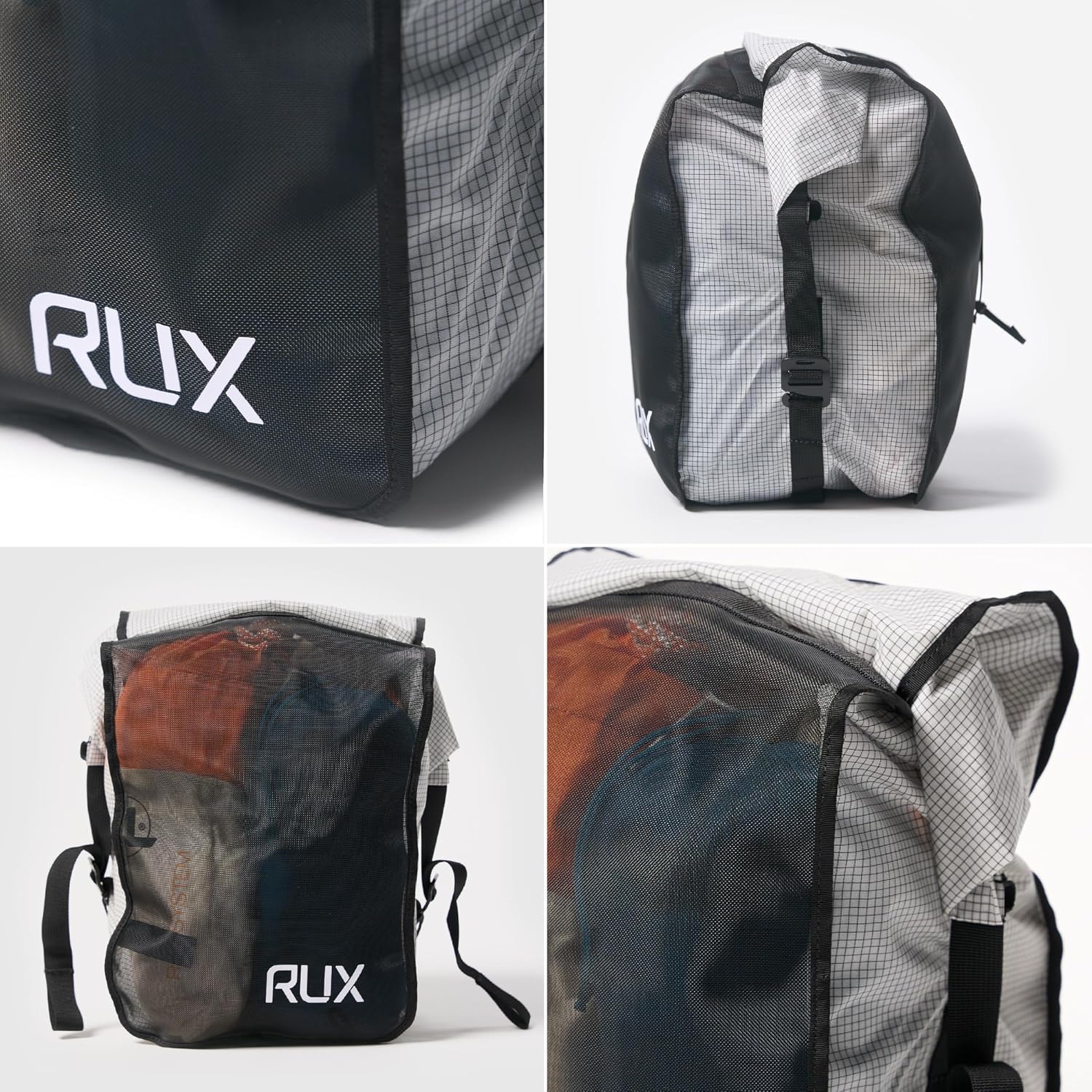 RUX Packing Cube Mesh 10L | Travel Packing Cube for Backpack Organization | Breathable Mesh Bag for Gear Storage | Lightweight Organizer Cube for Travel and Outdoor Use