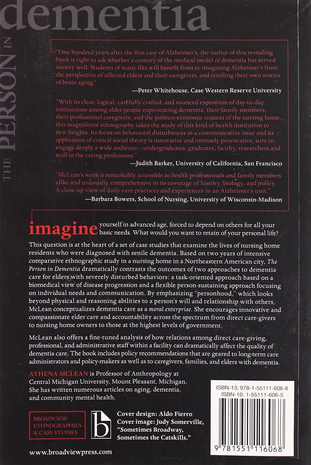 The Person in Dementia: A Study of Nursing Home Care in the US (Teaching Culture: UTP Ethnographies for the Classroom)