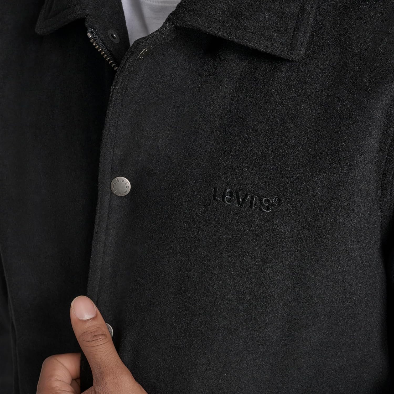 Levi's Men's Mixed Media Letterman Varsity Jacket - Image 5