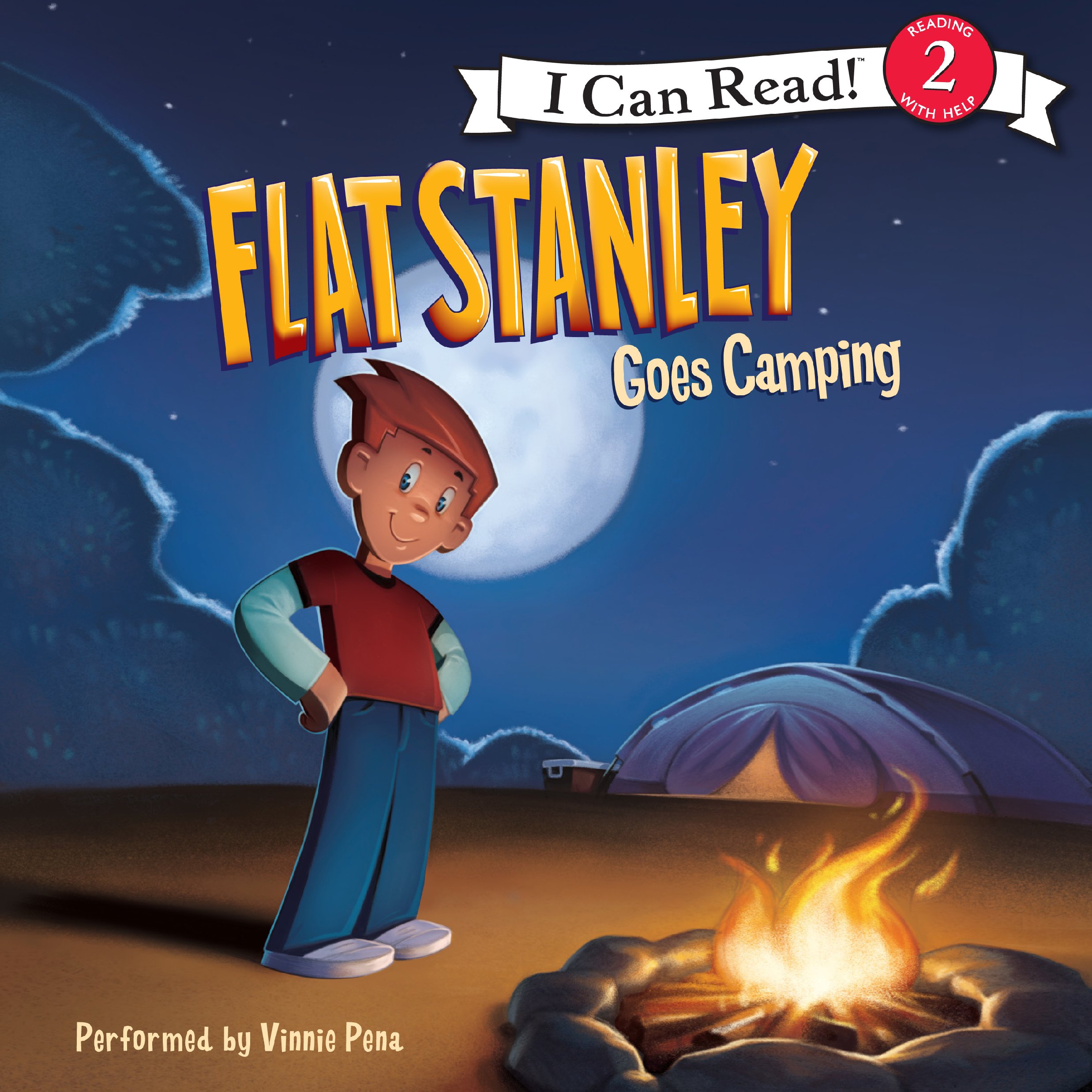 Cover art for Flat Stanley Goes Camping