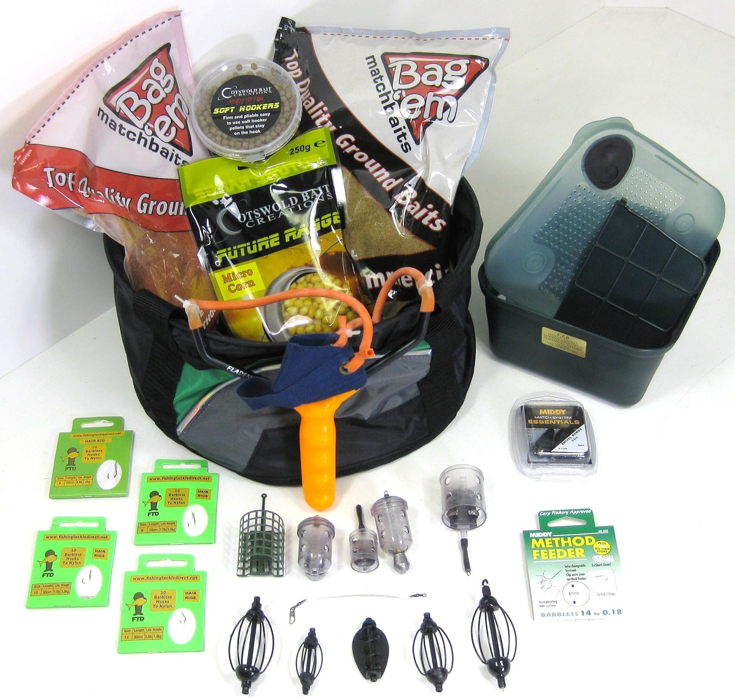 FTD MIDDY Carp Assorted Feeder Tackle Set with a