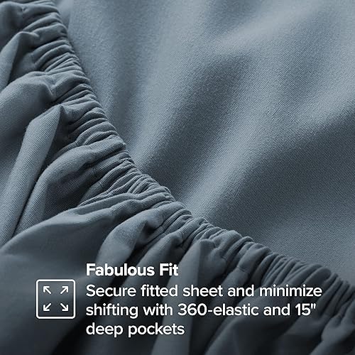 Miniatura 9 de Bare Home Juego de sábanas de microfibra con fundas de almohada adicionales