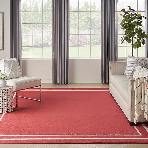 Vista 126 de Nourison Home Essentials - Alfombra contemporánea de 5 x 7 pies, color marfil/negro