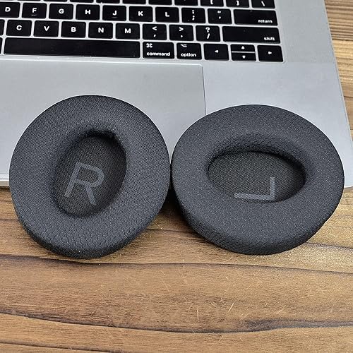 Vista 15 de Adhiper Anker Space Q45 - Almohadillas de repuesto para auriculares Anker Space Q45 Adaptive Noise Cancelling Headphones, con hebilla, cuero Negro