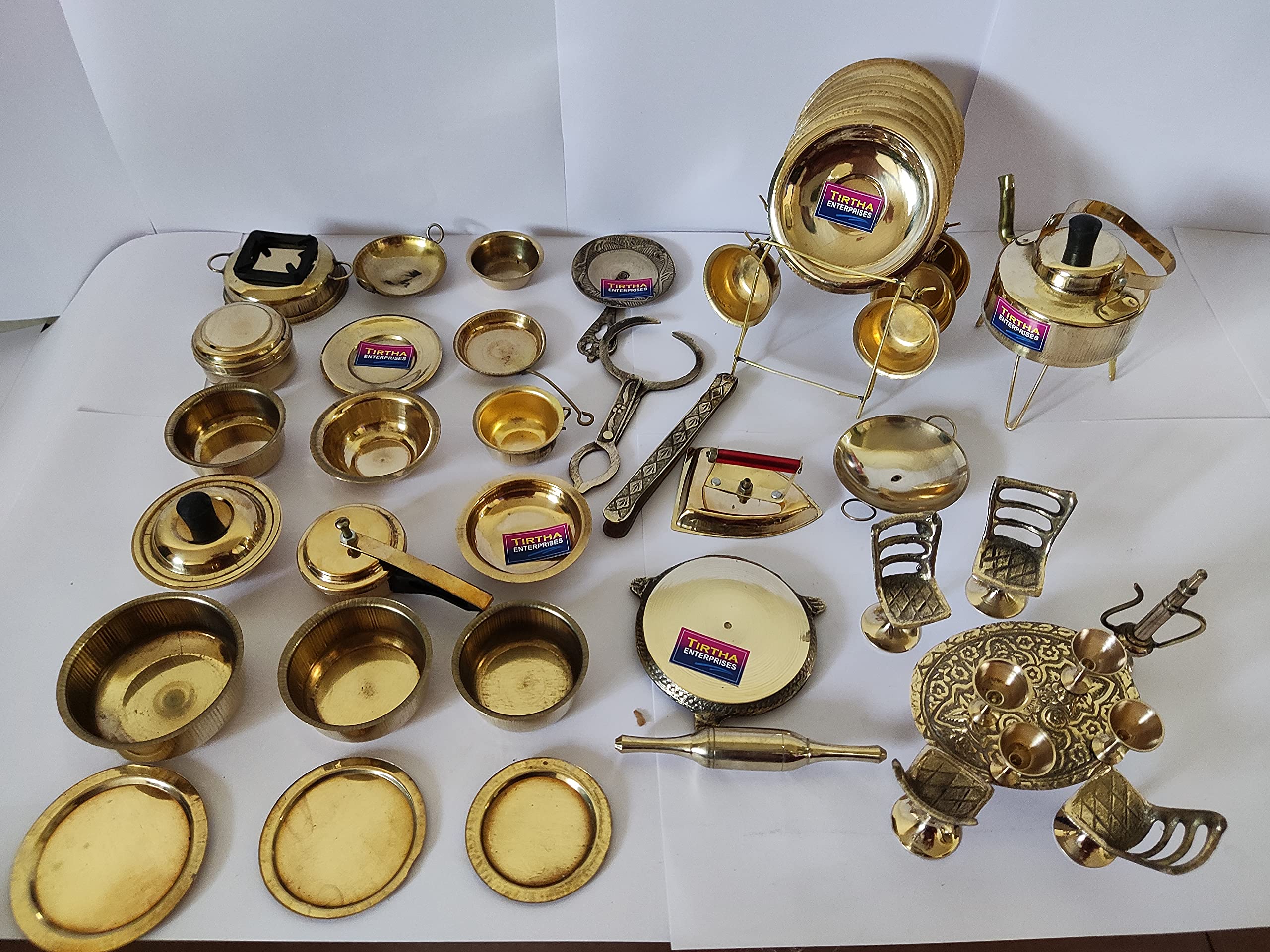 See full amazon price history chart for Brass Miniature Kitchen Toys for Girls and Boys Set of 50 peices Brass Miniature Kitchen Toys for Girls and Boys Set of 50 peices (B09691WR32) Amazon Price History, Amazon Price Tracker