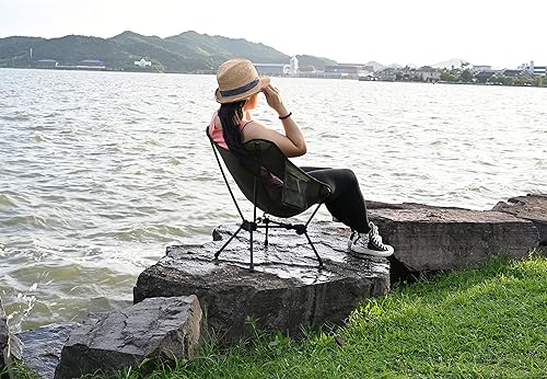 Miniatura 6 de MARCHWAY Silla de camping plegable ligera estable portátil compacta para campamento al aire libre viajes playa picnic festival senderismo mochileros