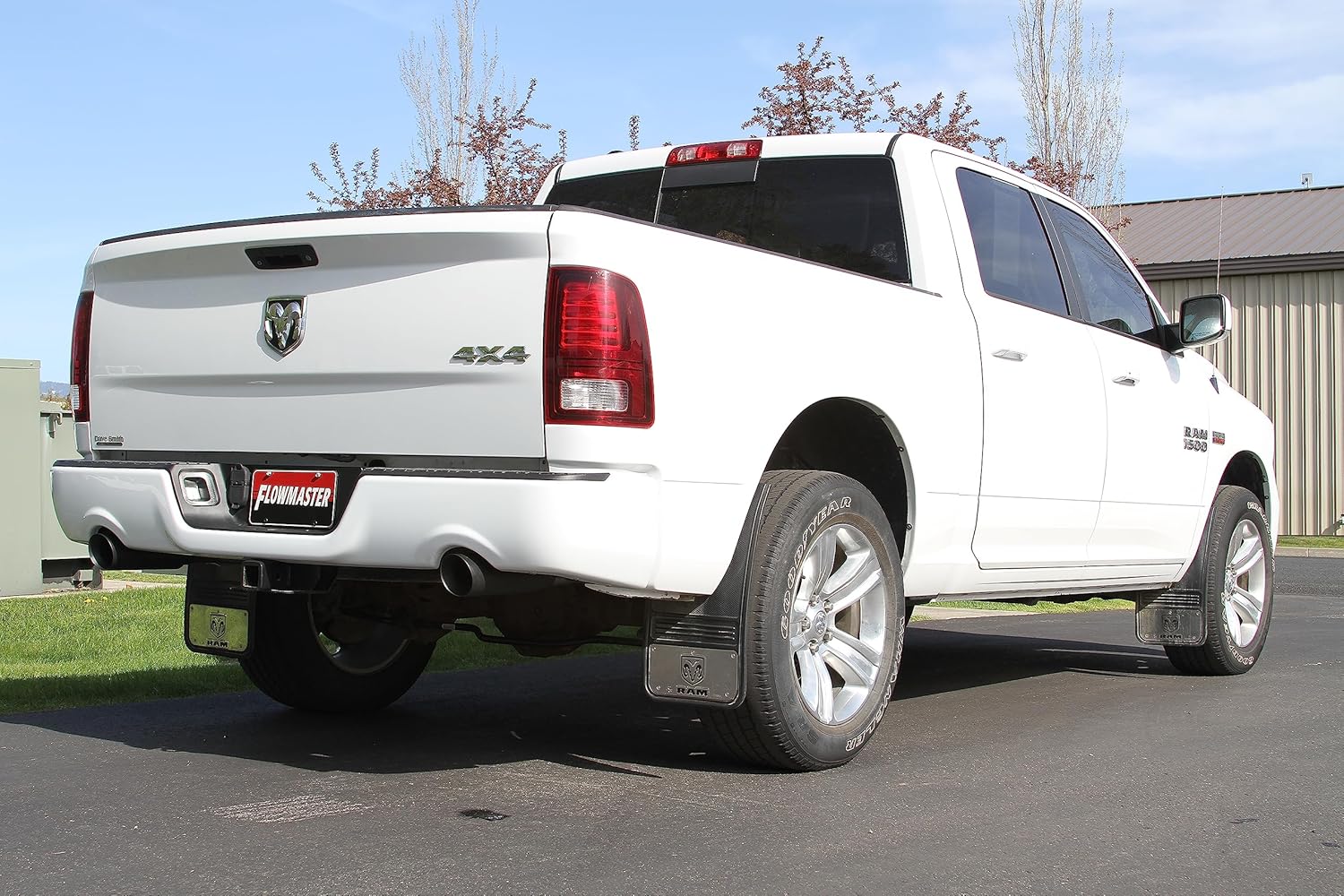 Flowmaster 817690 Outlaw Cat-Back Exhaust Kit 3 Inch Stainless Steel 4 Inch Black Tips Compatible with 2009-2024 Classic RAM 1500 4.7L 5.7L Std Cab 8' Bed Crew Cab 5'7 Bed Quad Cab 6'4 Bed 2 & 4WD