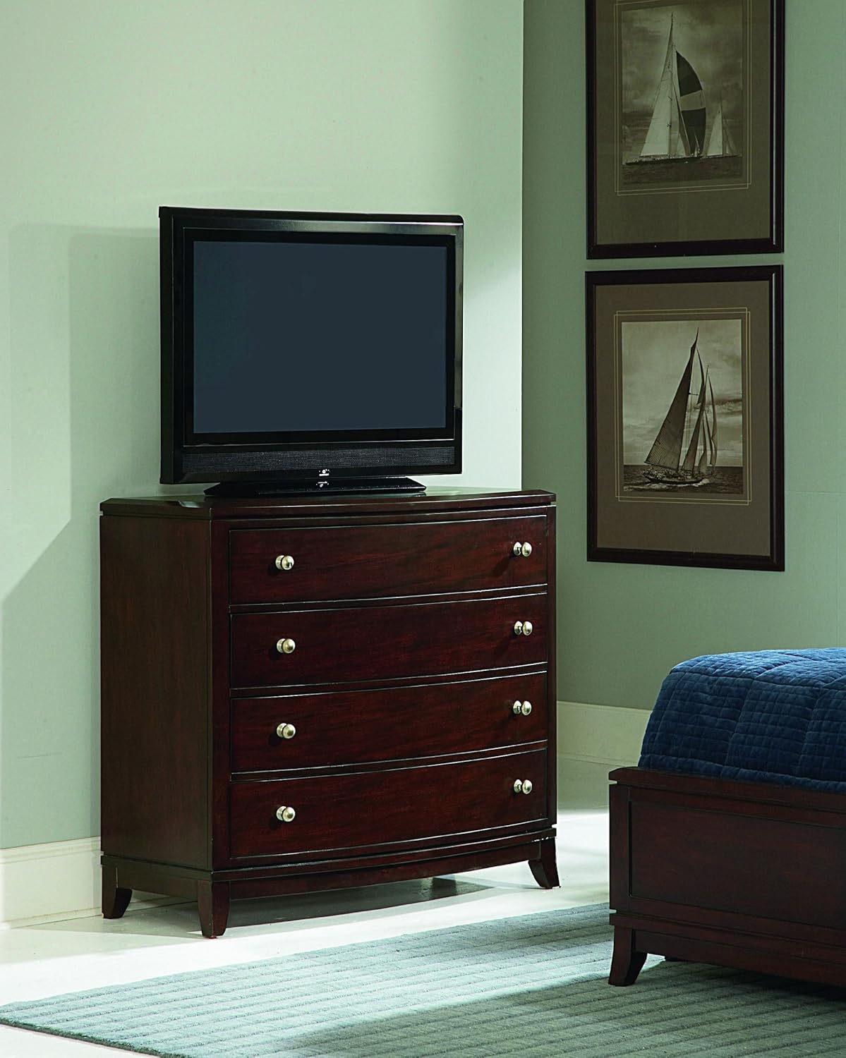 Wynwood Furniture Bellaire 4 Drawer Media Chest Dressers