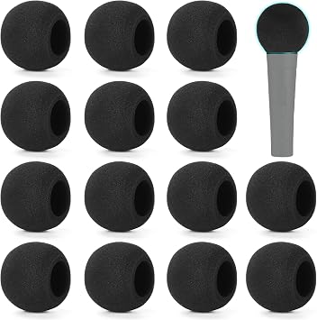 Defean 14 Pack SM58 Microphones Pop Filter Compatible with Shure SM58/SM58 Pro/BETA 58A Microphones,Noise-Cancellation Windsock Cover