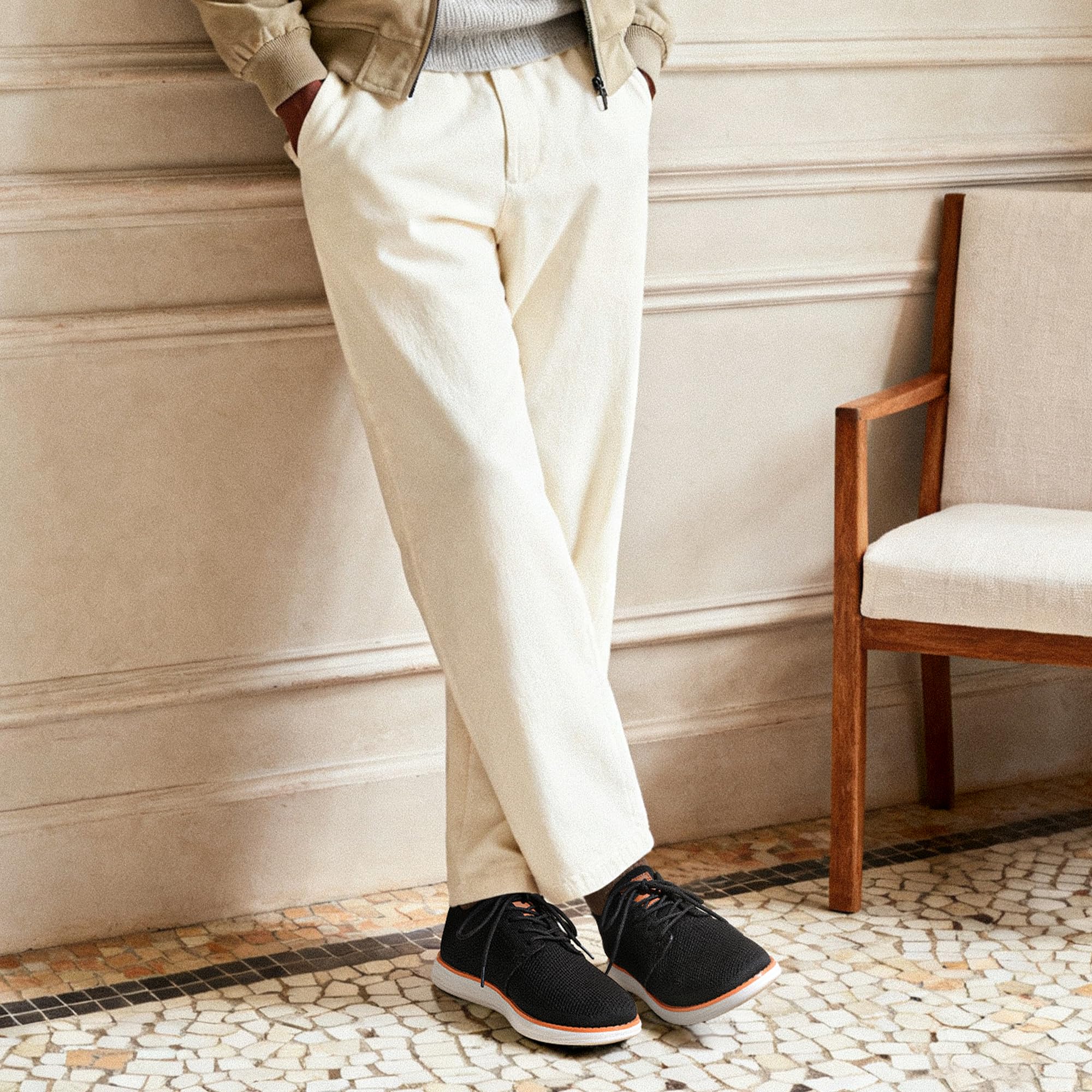 Bruno Marc Men's KnitFlex Breeze Mesh Sneakers Oxfords Lace-Up Lightweight Casual Walking Shoes